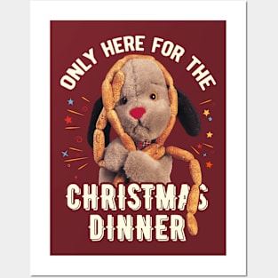 Sooty Christmas Sweep Only Here For The Christmas Dinner Posters and Art